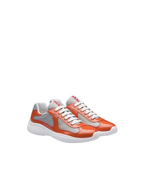 orange prada sneakers|prada shoes for women.